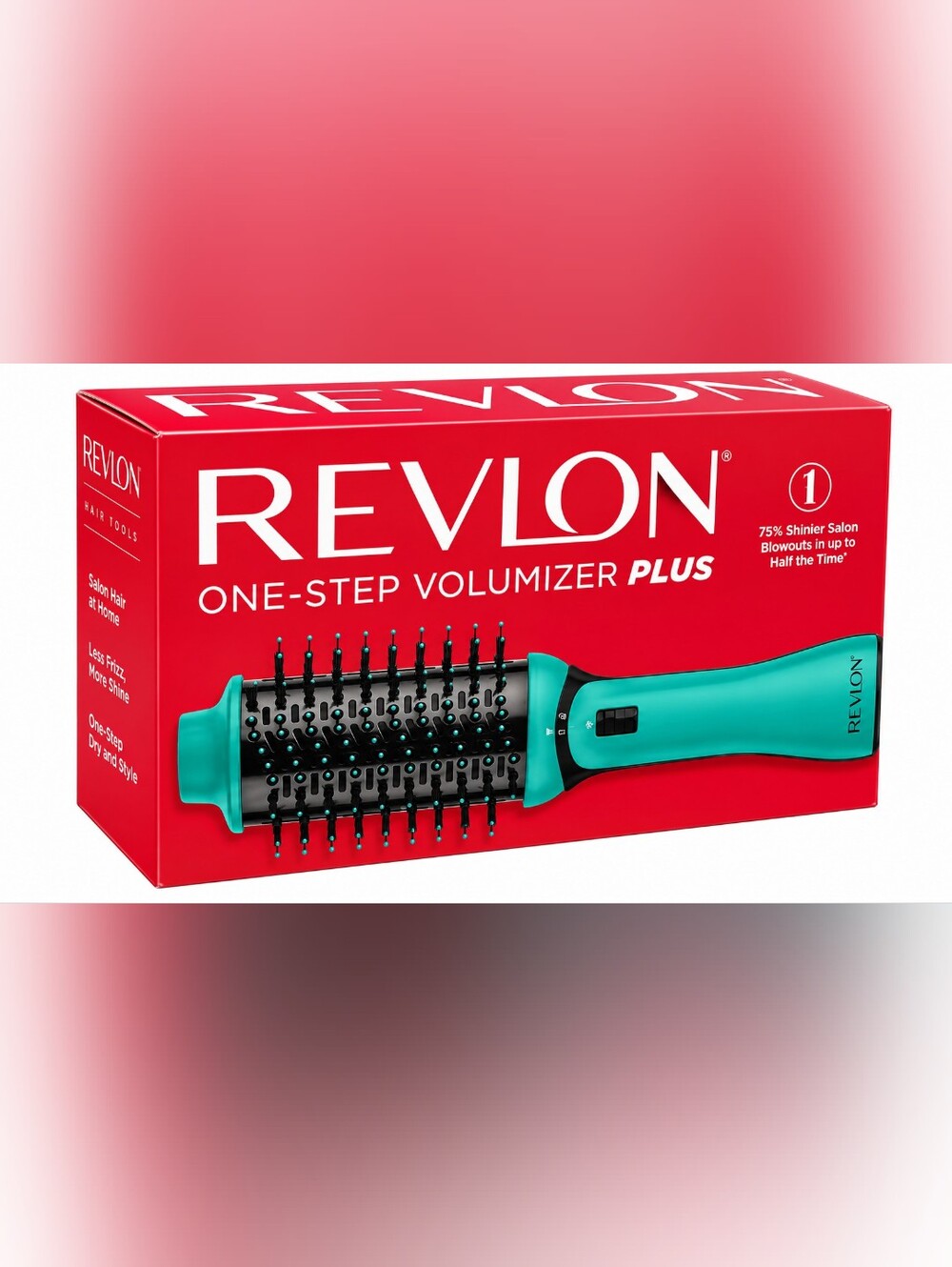 Revlon Teal Hair Dryer Brush Volumizer - Black Bristles